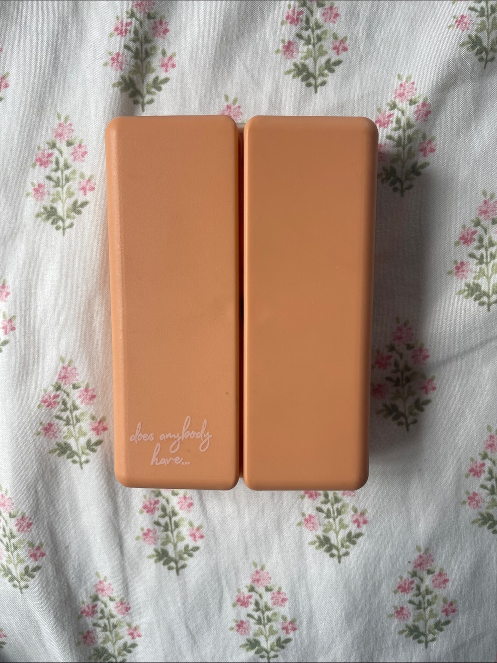 Peach Pill Case